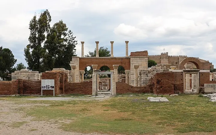 Ruins of the Basilica of St John in Selçuk