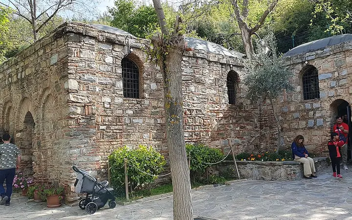 Stone chapel of the House of the Virgin Mary near Ephesus