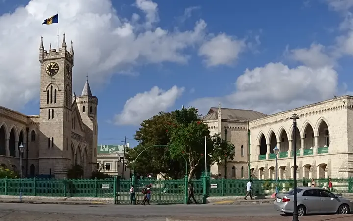 Parliament Buildings of Barbados in Bridgetown