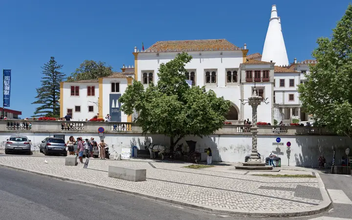 Sintra National Palace with its conical chimneys