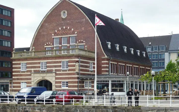 Brick former fish market hall housing the Kiel Maritime Museum