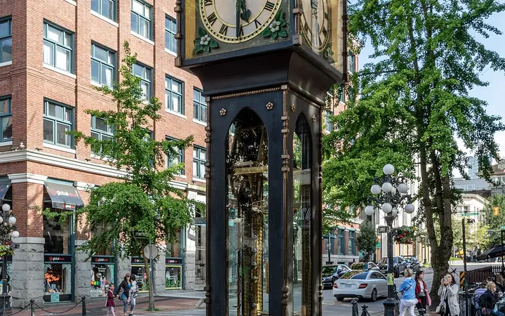 Gastown Steam Clock on Water Street